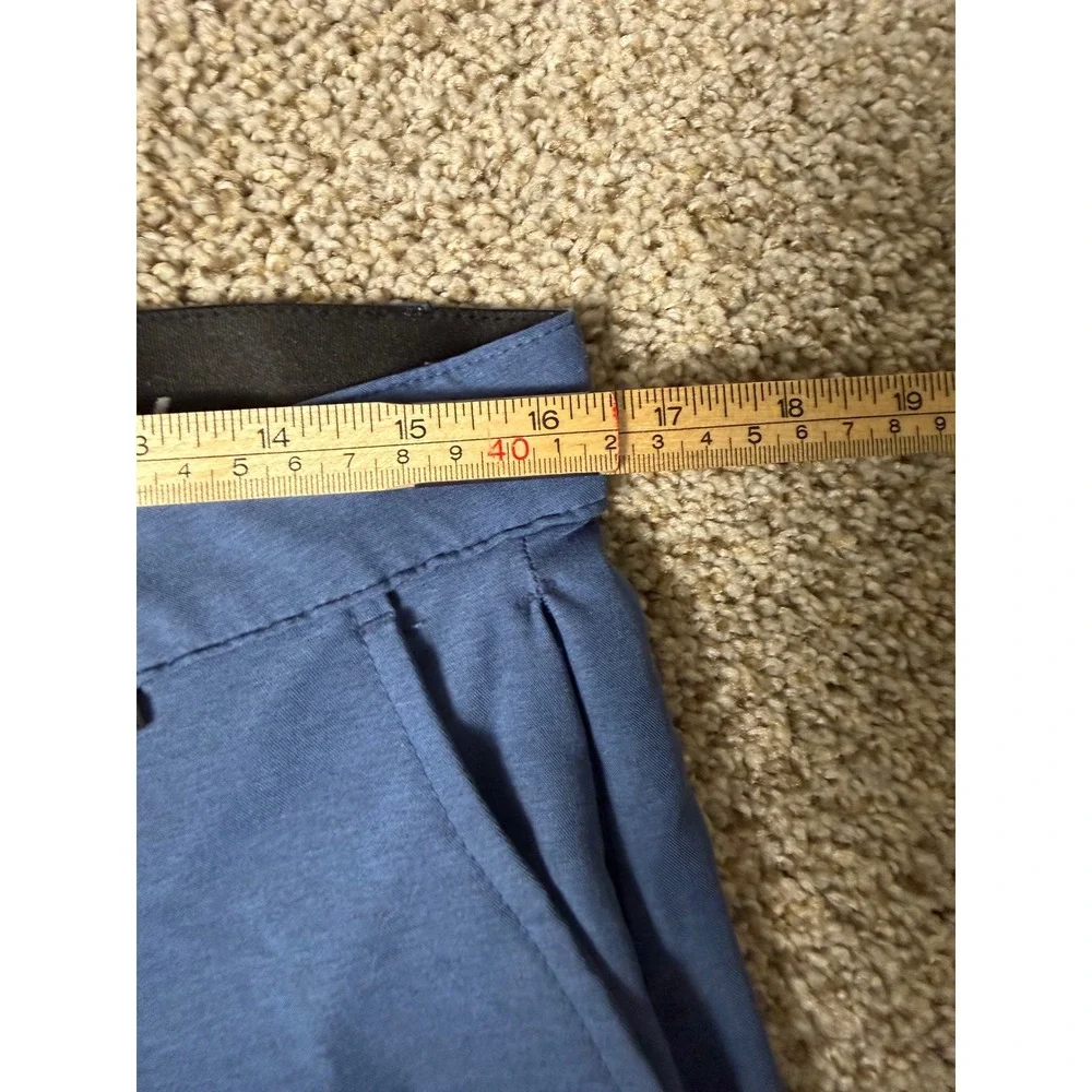Hurley Mens Dri-FIT Hybrid Walk Shorts Blue Size 32 Heathered Boardshorts